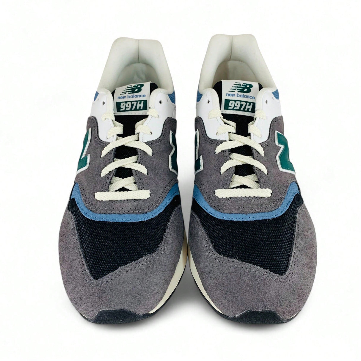 New Balance 997H Cordura Sneaker Shoes - Grey/Black/Heron Blue/Green - Best Buy Soccer