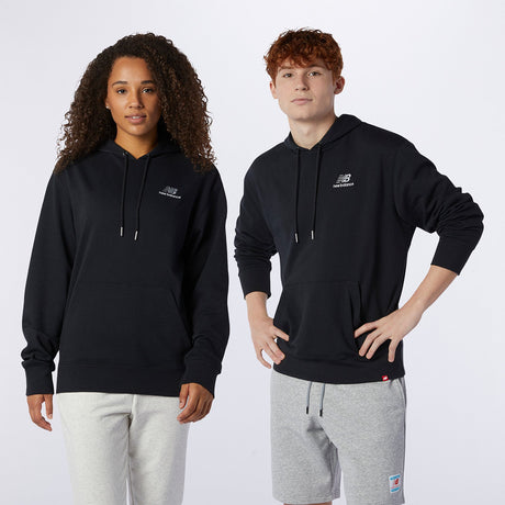 New Balance Essentials Embroidered Hoodie - Black - Best Buy Soccer