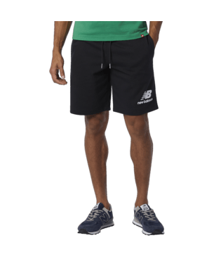 New Balance Essentials Stacked Logo - Black - Best Buy Soccer