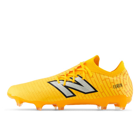 New Balance Furon Destroy FG V7 + Firm Ground Soccer Cleats - Sun Glow/Metallic Silver/Black - Best Buy Soccer
