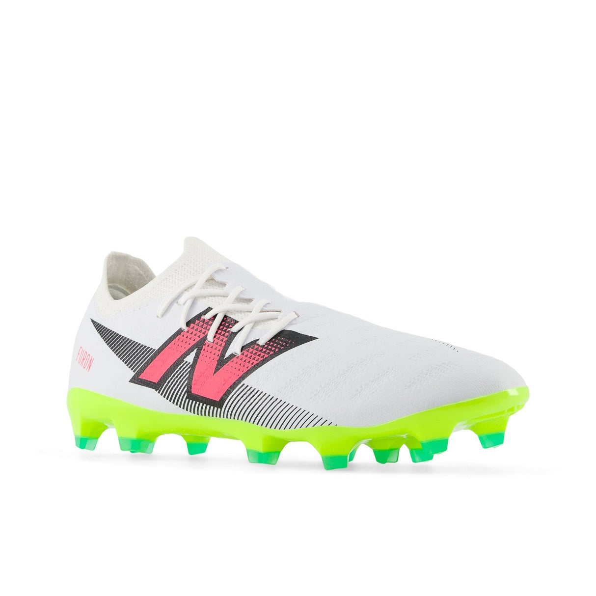 New Balance Furon Destroy FG V7 + Firm Ground Soccer Cleats - White/Black/Neon Pink - Best Buy Soccer