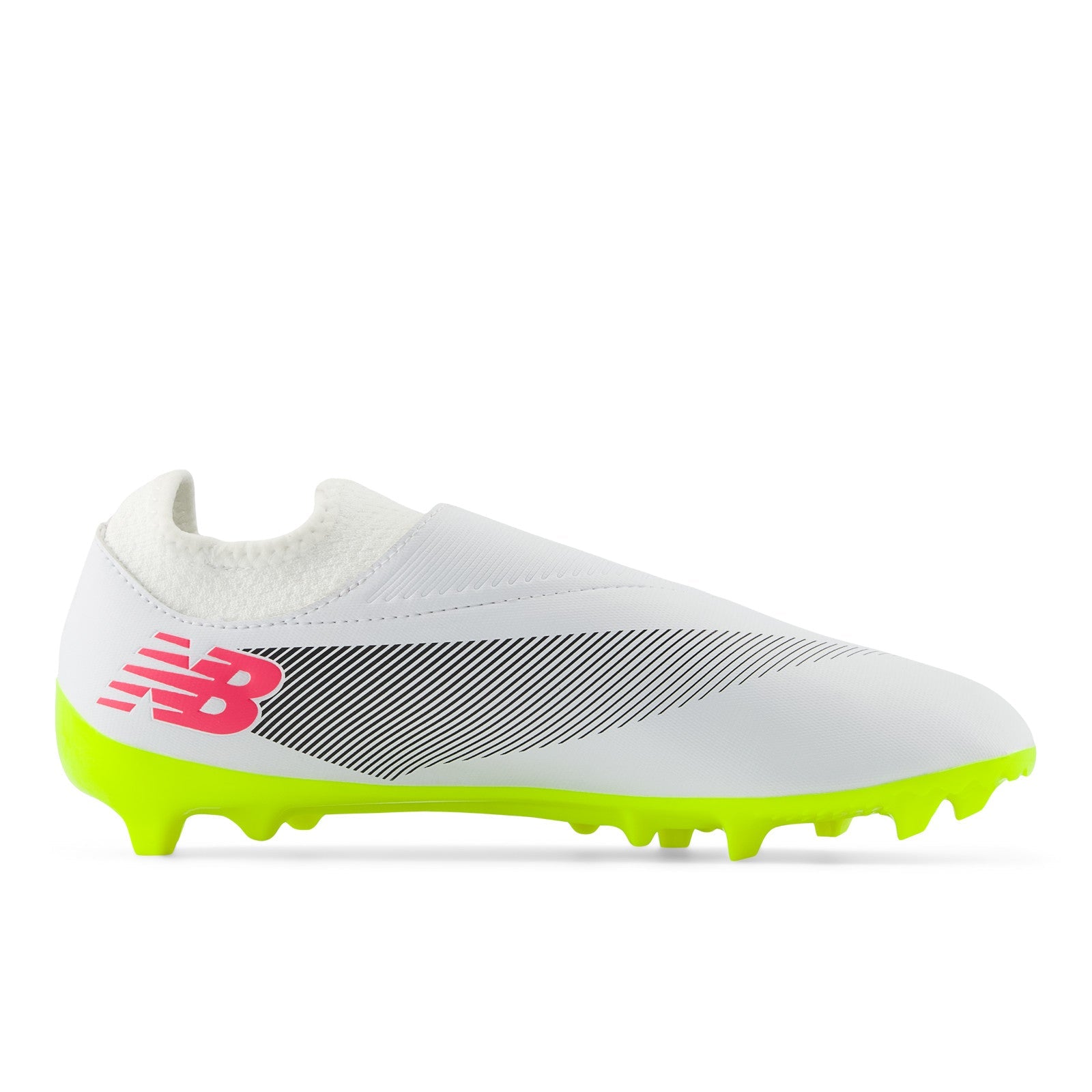 New Balance Furon Dispatch FG V7+ Firm Ground Soccer Cleats - White/Neon Pink/Black - Best Buy Soccer
