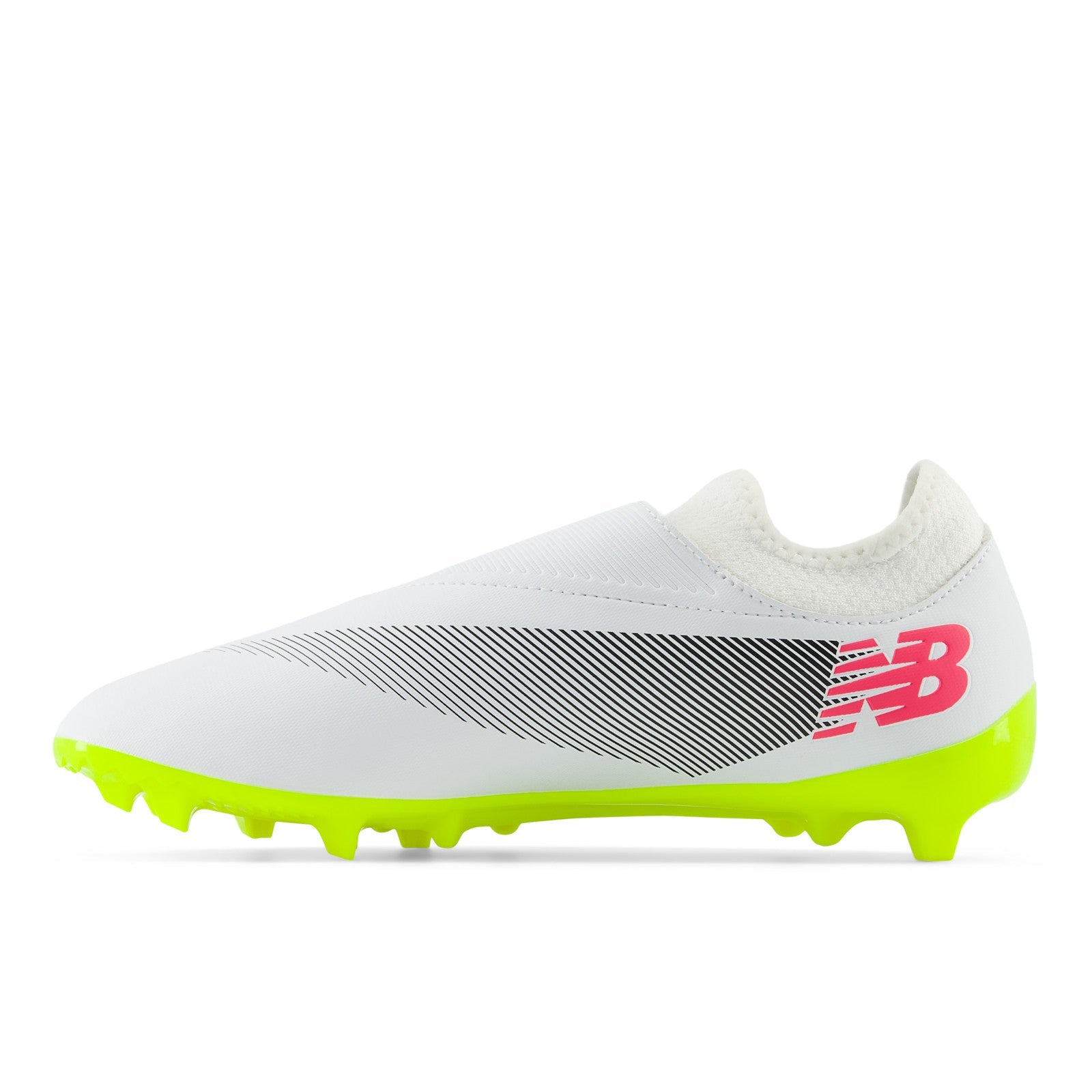 New Balance Furon Dispatch FG V7+ Firm Ground Soccer Cleats - White/Neon Pink/Black - Best Buy Soccer