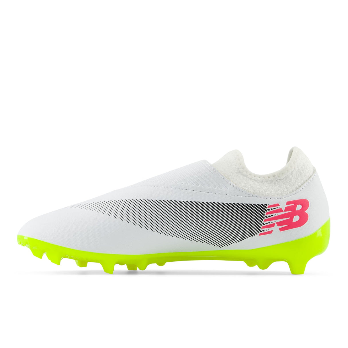 New Balance Furon Dispatch FG V7+ Firm Ground Soccer Cleats - White/Neon Pink/Black - Best Buy Soccer