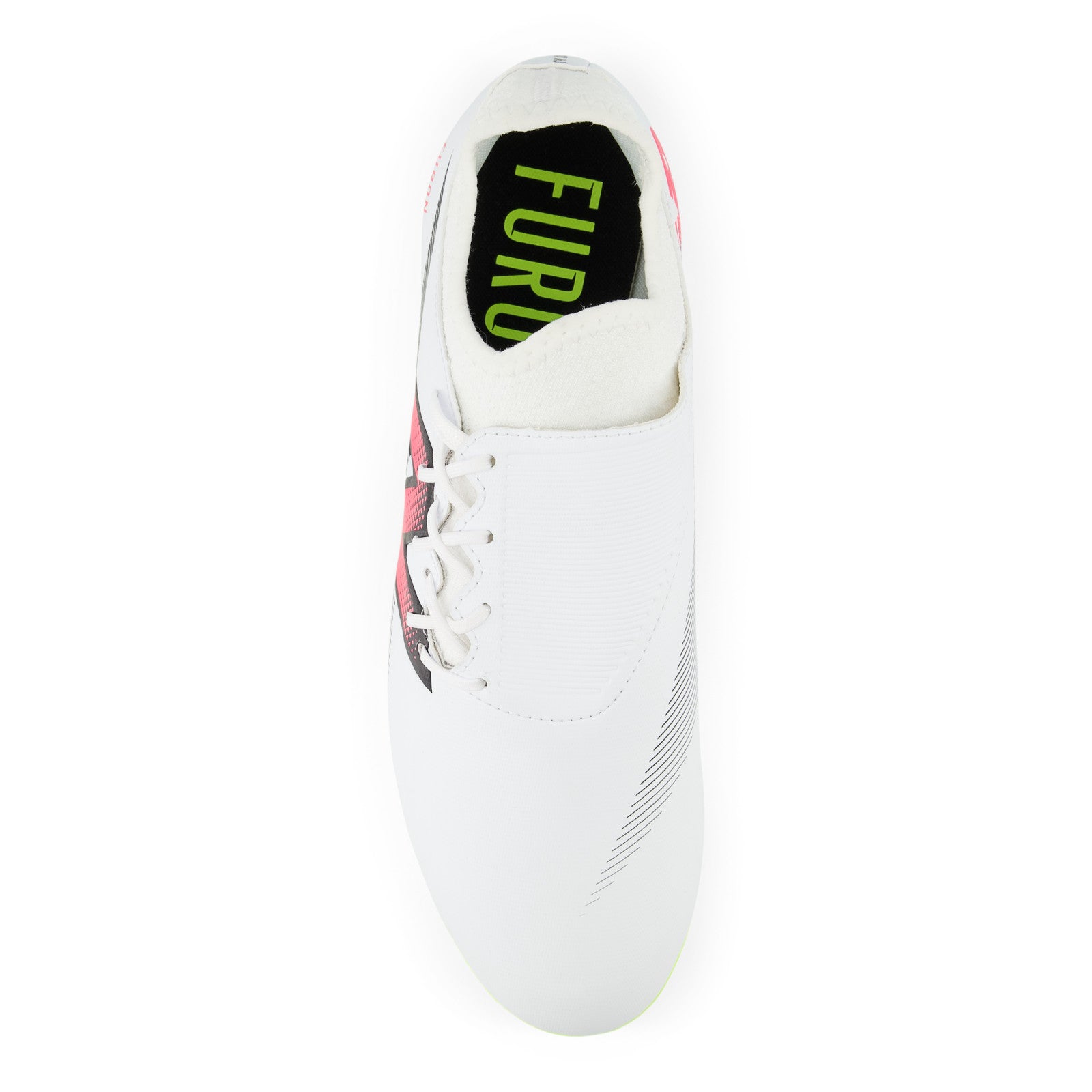New Balance Furon Dispatch FG V7+ Firm Ground Soccer Cleats - White/Neon Pink/Black - Best Buy Soccer