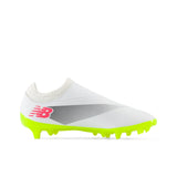 New Balance Furon Dispatch Junior FG V7 + Firm Ground Soccer Cleats - White/Black/Neon Pink - Best Buy Soccer