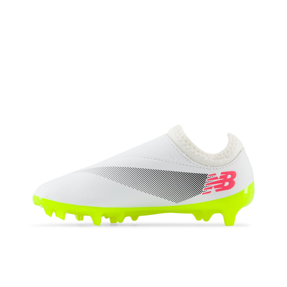New Balance Furon Dispatch Junior FG V7 + Firm Ground Soccer Cleats - White/Black/Neon Pink - Best Buy Soccer