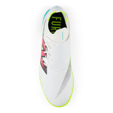 New Balance Furon Pro TF V7+ Turf Soccer Cleats - White/Black/Neon Pink - Best Buy Soccer