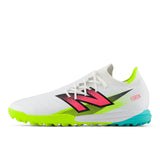 New Balance Furon Pro TF V7+ Turf Soccer Cleats - White/Black/Neon Pink - Best Buy Soccer