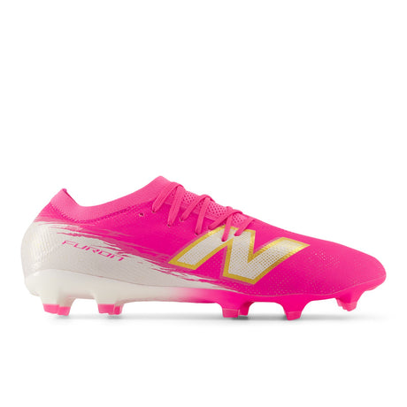 New Balance Furon Pro V8 FG Firm Ground Men's Soccer Cleats - Pink Heat - Best Buy Soccer