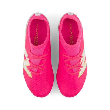 New Balance Furon Team V8 FG Firm Ground Youth Soccer Cleats - Pink Heat - Best Buy Soccer