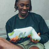 New Balance Furon V8 Elite FG Firm Ground Soccer Cleats - White - Best Buy Soccer