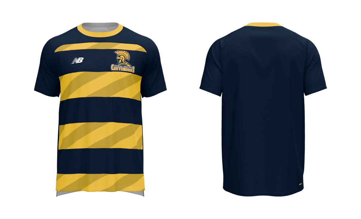 New Balance Hoop 2 Short Sleeve Men's Soccer Jersey - Navy/Yellow - Best Buy Soccer
