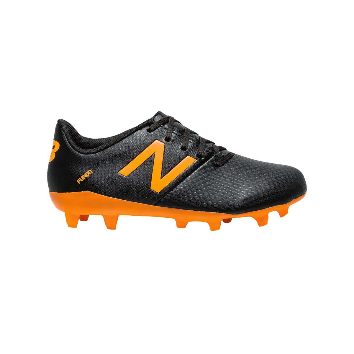 New Balance JR Furon Dispatch FG Firm Ground Soccer Cleats - Black/Orange - Best Buy Soccer