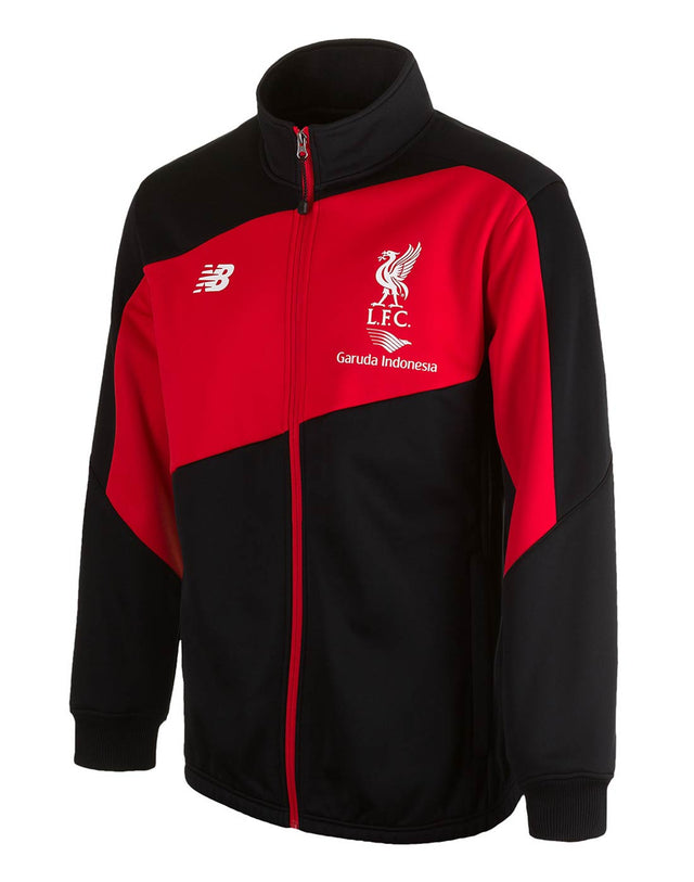 New Balance Liverpool Training Woven Jacket - Black/Red - Best Buy Soccer
