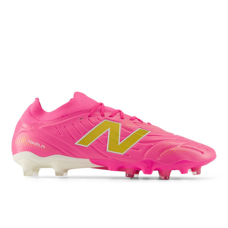 New Balance Tekela Pro Low V5 FG Firm Ground Men's Soccer Cleats - Pink Heat - Best Buy Soccer