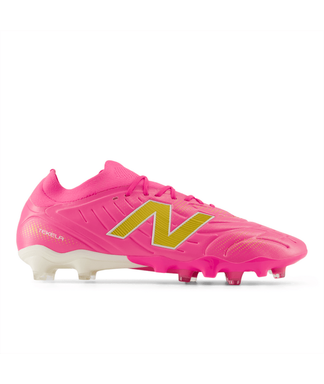 New Balance Tekela Pro Low V5 FG Firm Ground Men's Soccer Cleats - Pink Heat - Best Buy Soccer