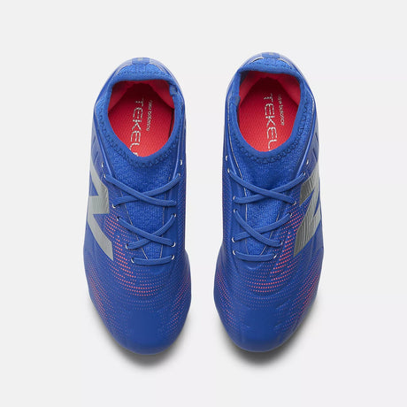 New Balance Tekela Team Low Laced Youth Firm Ground Soccer Cleats V5 - Blue - Best Buy Soccer
