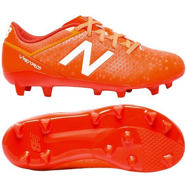New Balance Visaro Control FG JNR Firm Ground Soccer Cleats - Lava - Best Buy Soccer