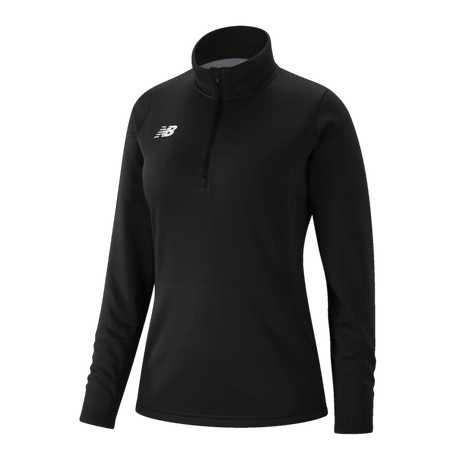 New Balance Women's Thermal Half - Zip Pullover Black - Best Buy Soccer