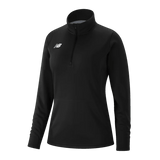 New Balance Women's Thermal Half - Zip Pullover Black - Best Buy Soccer