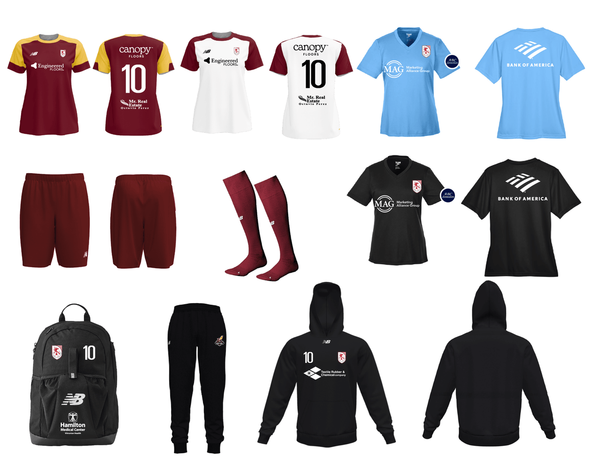 NGSA Women's Package 25 - 27 $357.00 - Best Buy Soccer