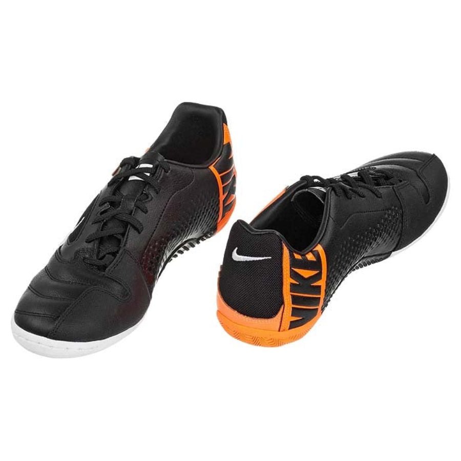 Nike 5 Elastico Pro Indoor Soccer Shoes - Black/Orange/White - Best Buy Soccer