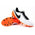 Nike Tiempo Genio II Leather FG Firm Groun Soccer Cleats - White/Orange/Black