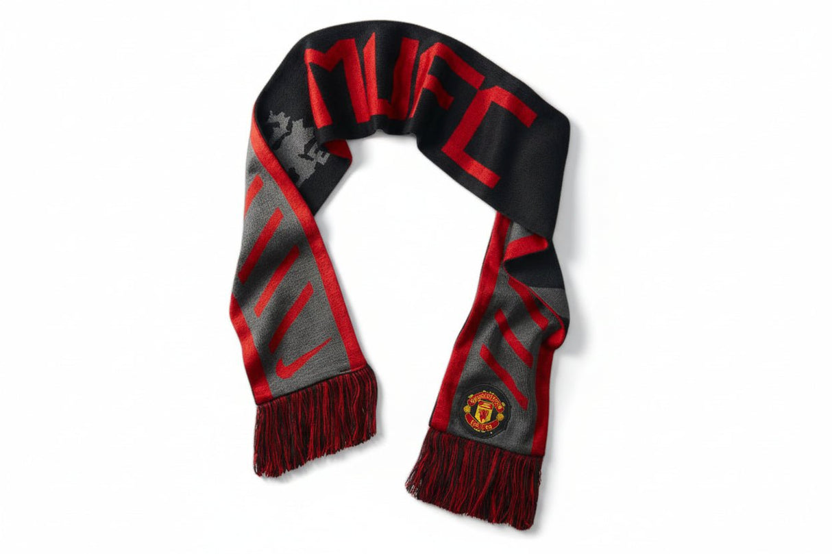 Nike Allegiance Manchester United Scarf - Red/Black/Grey - Best Buy Soccer