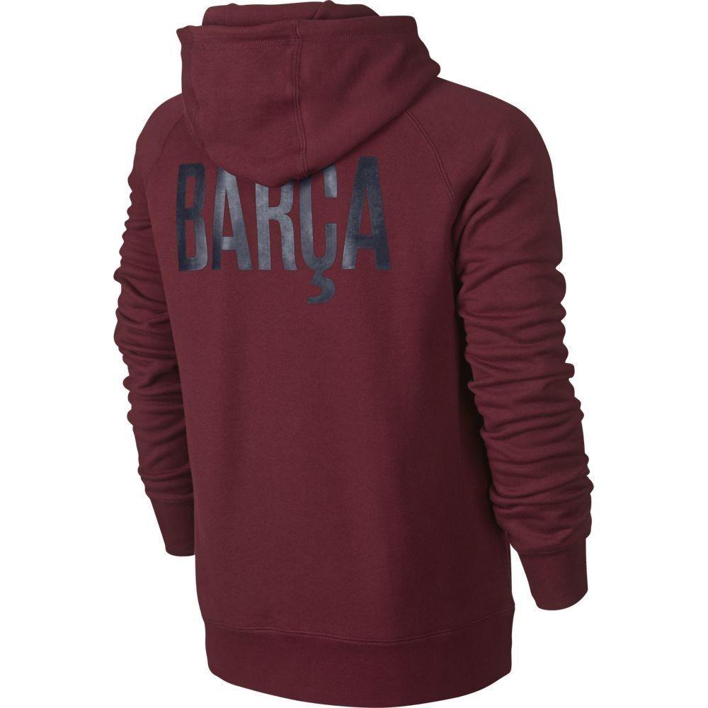 Nike Barcelona AW77 Covert FZ Hoodie Red/Obsidian - Best Buy Soccer