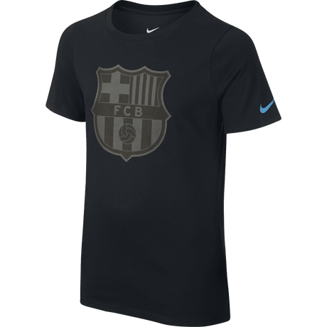 Nike Barcelona Crest Youth Tee - Black - Best Buy Soccer