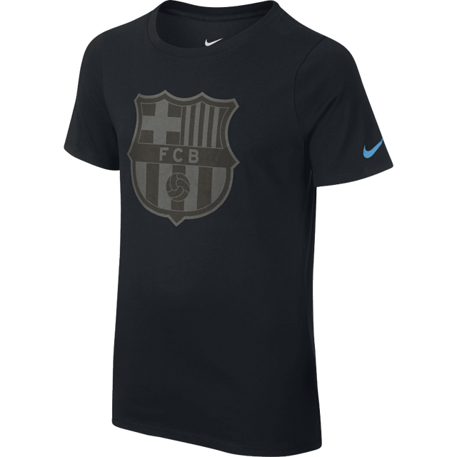 Nike Barcelona Crest Youth Tee - Black - Best Buy Soccer