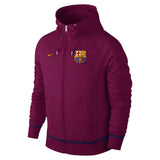 Nike Barcelona Hoodie Athentic FZ Dynamic Berry/University Gold - Best Buy Soccer