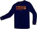 Nike Barcelona Long Sleeve Tee - Navy - Best Buy Soccer