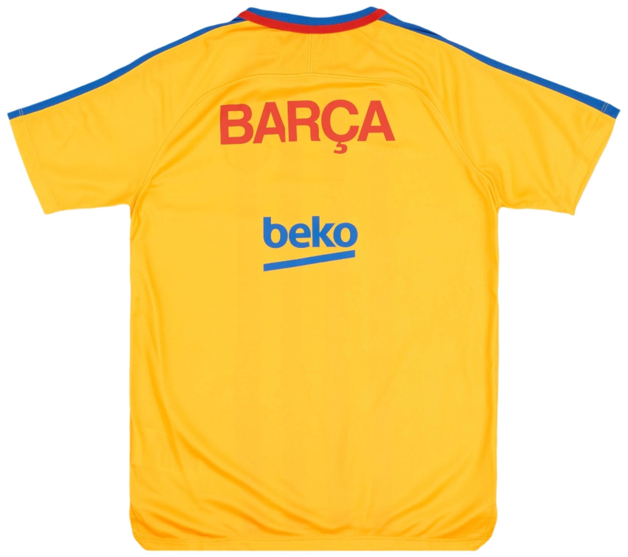 Nike Barcelona Squad TrainingTop Gold/Royal - Best Buy Soccer