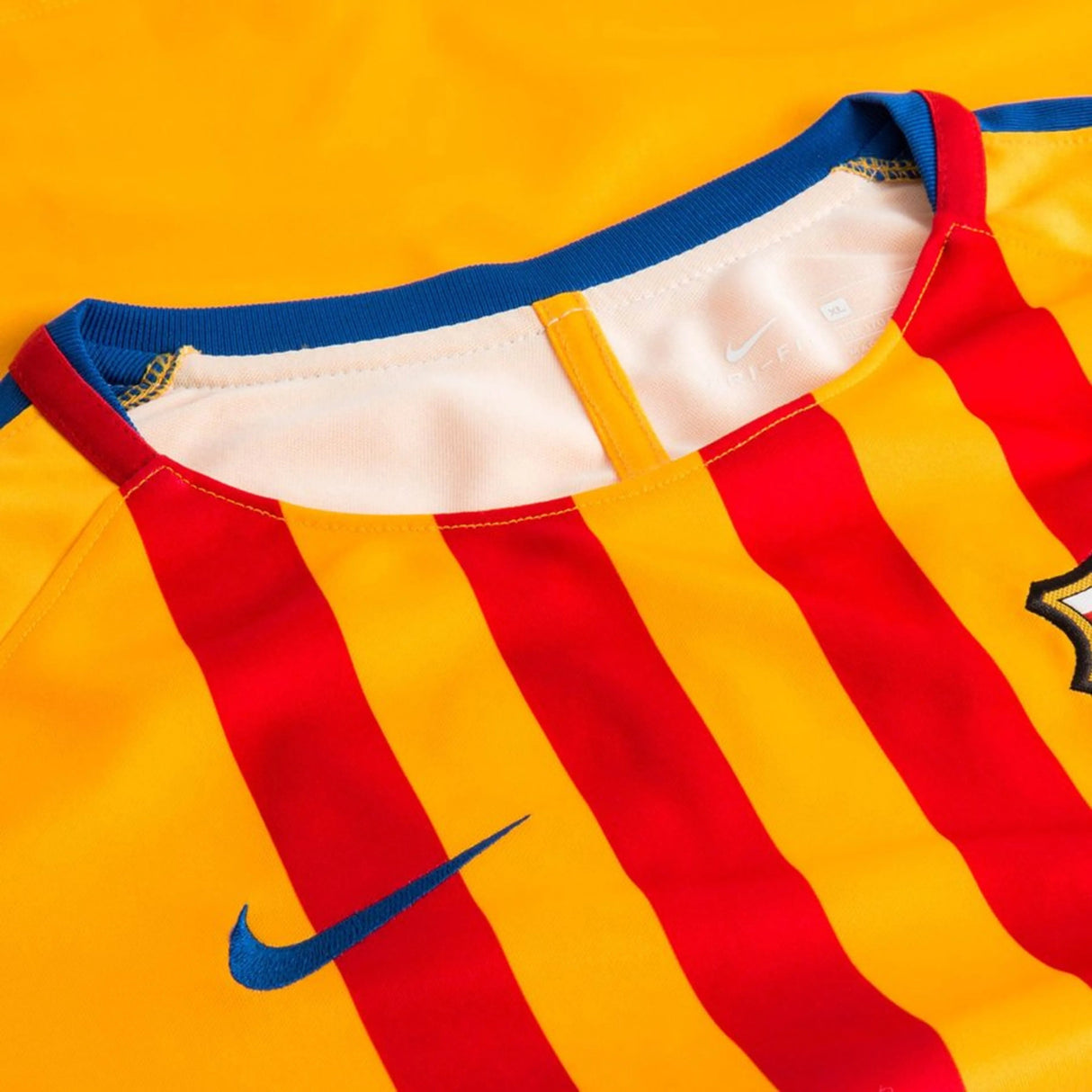 Nike Barcelona Squad TrainingTop Gold/Royal - Best Buy Soccer