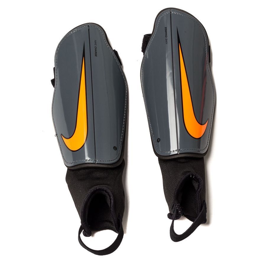 Nike Charge 2.0 Soccer Shin Guards - Grey/Black/Crimson - Best Buy Soccer