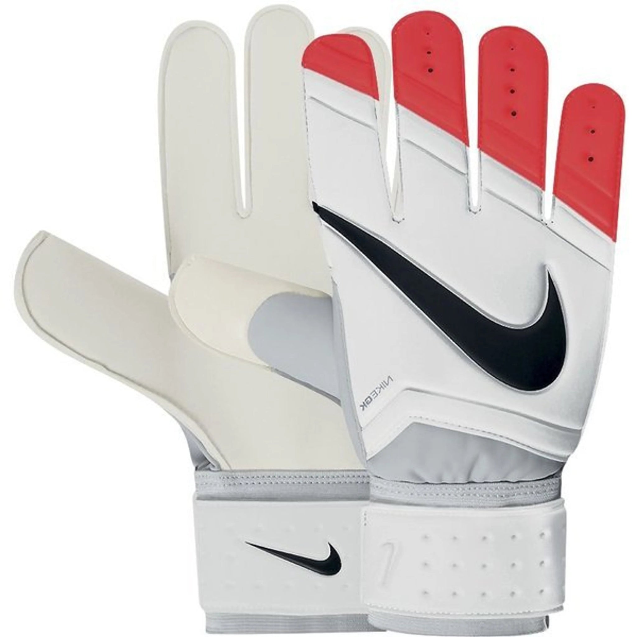 Nike Classic Goalkeeper Gloves White/Crimson - Best Buy Soccer