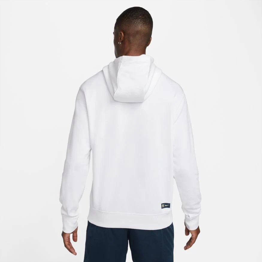 Nike Club America Men's French Terry Soccer Hoodie - White - Best Buy Soccer