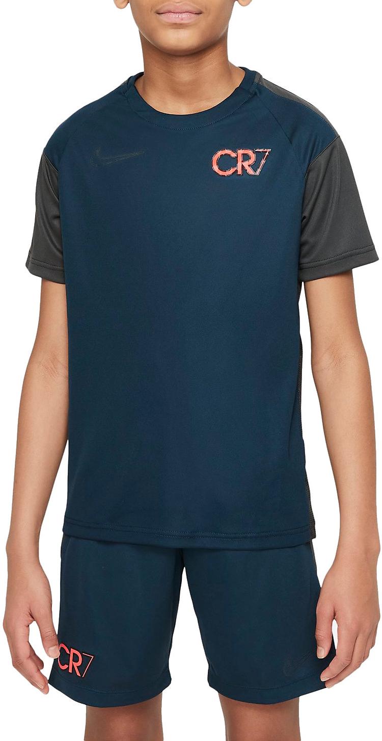Camiseta Nike Dri-FIT CR7 para niños azul marino/B