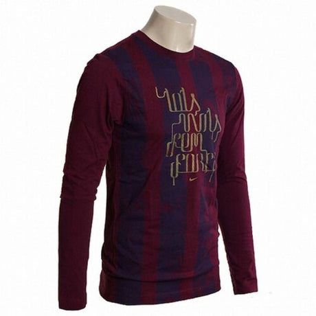 Nike FC Barcelona Authentic Long Sleeve Cotton Top - Red/Blue - Best Buy Soccer