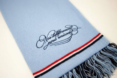 Nike FFF France National Team Scarf - Sky/Red/Obsidian - Best Buy Soccer
