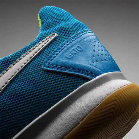 Nike Gato II Indoor Soccer Shoes - Blue/Lime/White - Best Buy Soccer