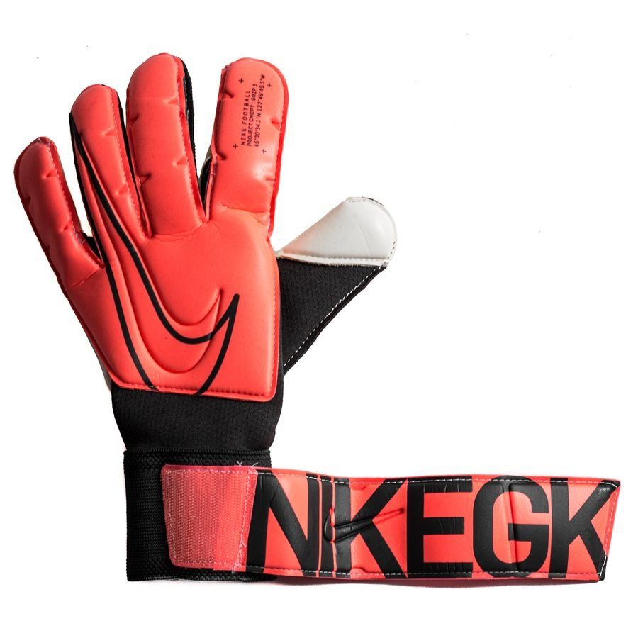 Nike Grip3 Goalkeeper Gloves Bright Mango/Black - Best Buy Soccer