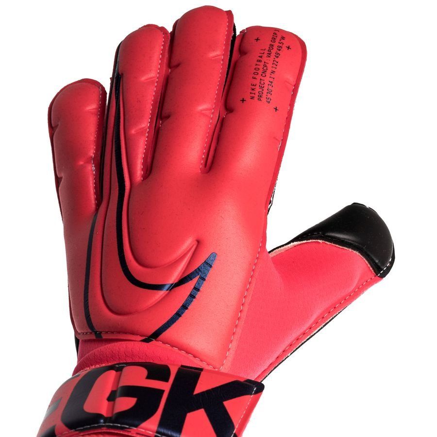Nike GS Vapor Grip3 Goalkeeper Gloves Laser Crimson/Black - Best Buy Soccer