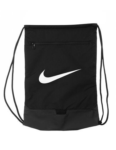 Nike Brasilia 9.5 Soccer Gym Sacks - Black/White