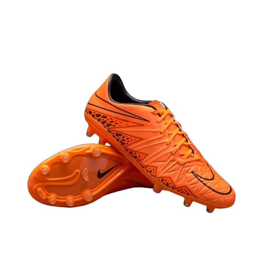 Nike HyperVenom Phatal II FG Firm Ground Soccer Cleats - Orange/Black - Best Buy Soccer