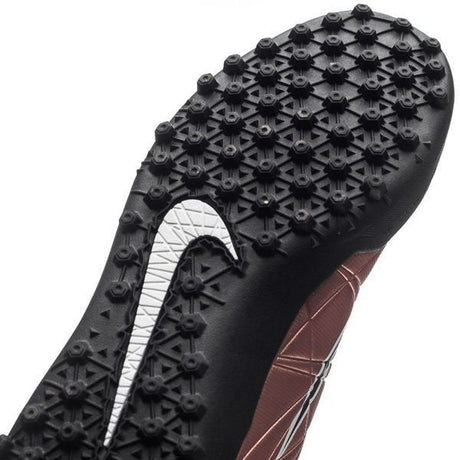 Nike HyperVenom Phelon II TF Turf Soccer Cleats - Metallic Red/Bronze/Black/Green Glow - Best Buy Soccer