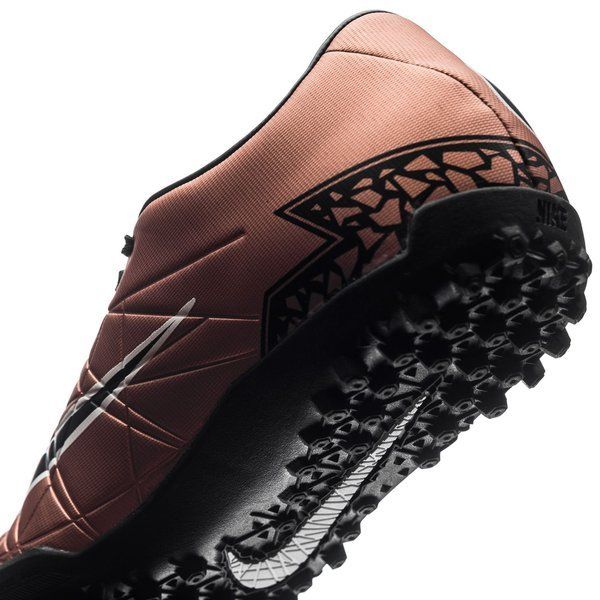 Nike HyperVenom Phelon II TF Turf Soccer Cleats - Metallic Red/Bronze/Black/Green Glow - Best Buy Soccer