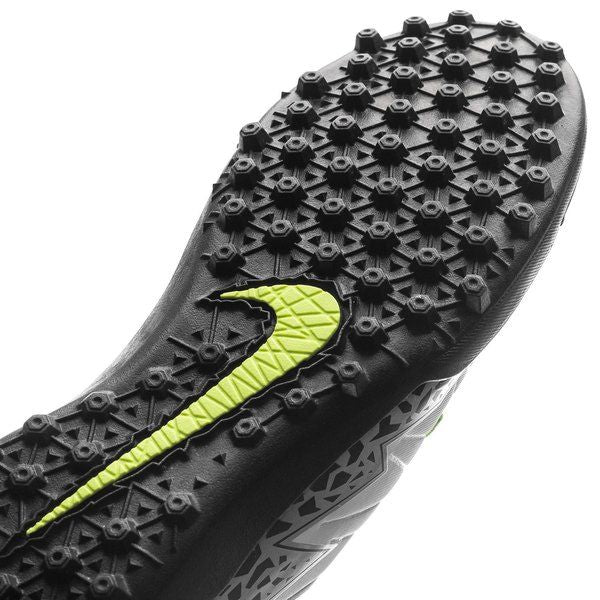 Nike HyperVenom Phelon II TF Turf Soccer Cleats - Pure Platinum/Metallic Silver/Ghost Green - Best Buy Soccer